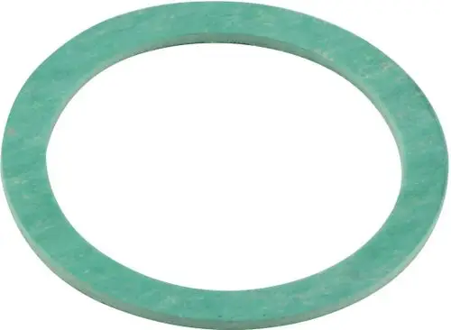 Grüne Dichtung in runder Form, hergestellt von Bosch, mit gleichmäßiger Dicke und glatter Oberfläche.